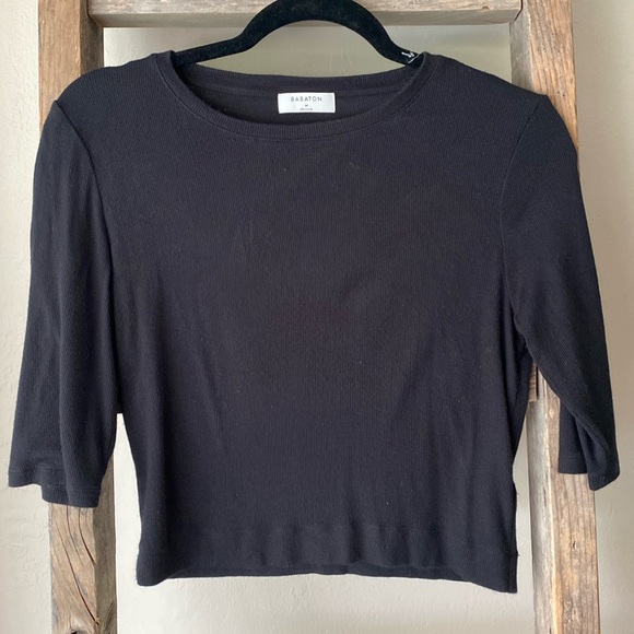 Babaton Cropped Short Sleeve Top - Picture 1 of 4